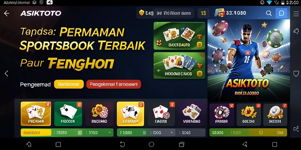 Tampilan gameplay ASIKTOTO dengan taruhan olahraga yang menarik.