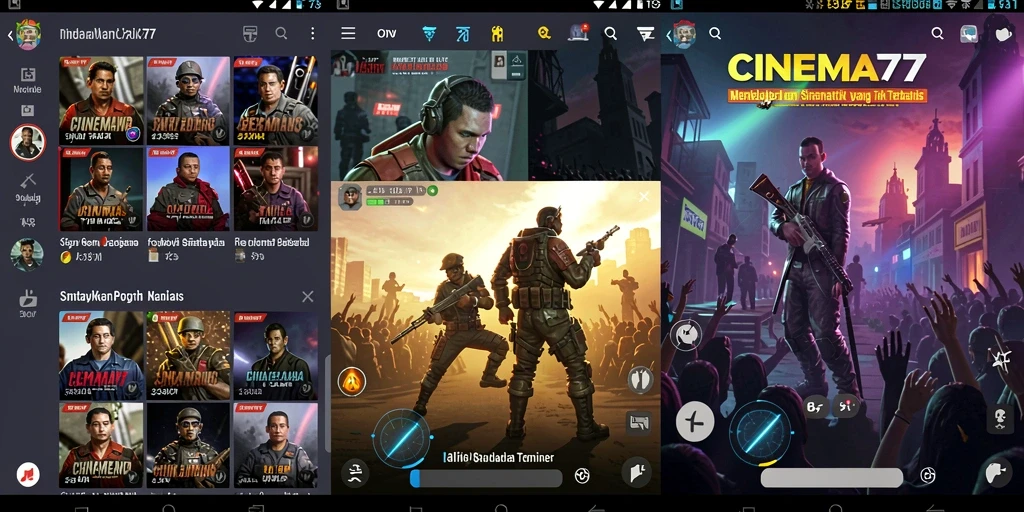 Tampilan menarik dari gameplay CINEMA77 dengan dunia terbuka.