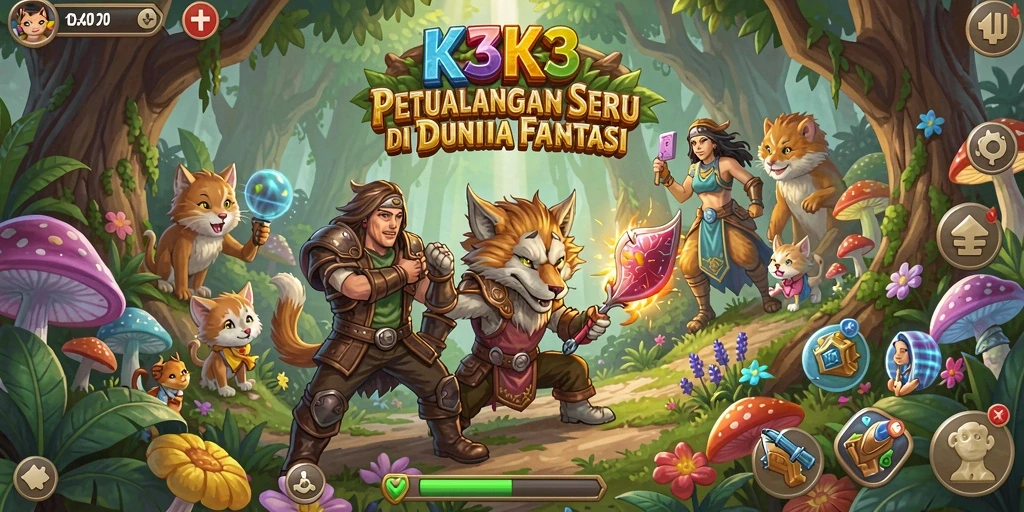 Tampilkan aksi seru dalam permainan K3K3 yang mendebarkan.