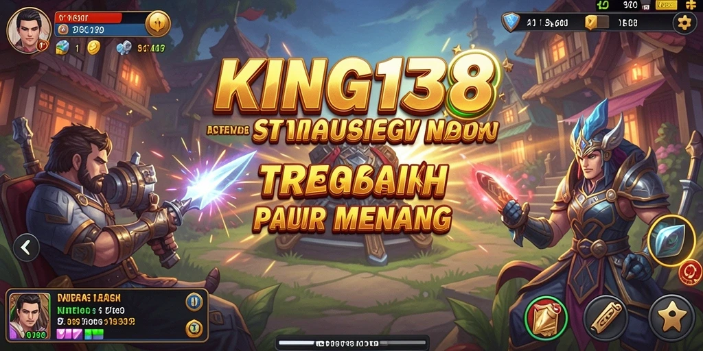 Tangkapan layar KING138 yang menunjukkan gameplay strategi yang intens.