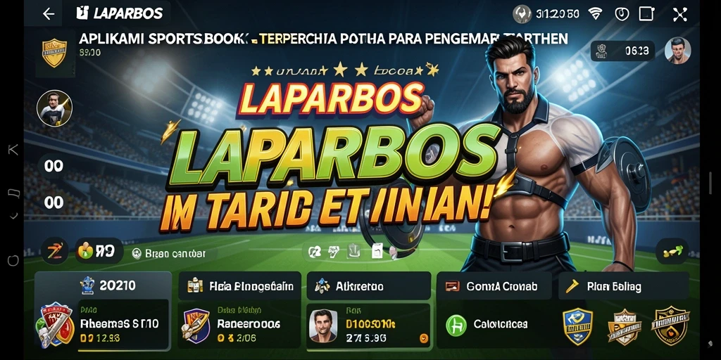 Tampilan gameplay yang mengasyikkan di LAPARBOS dengan berbagai pilihan taruhan.