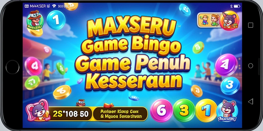 Screenshot gameplay MAXSERU yang menampilkan suasana bingo yang seru.