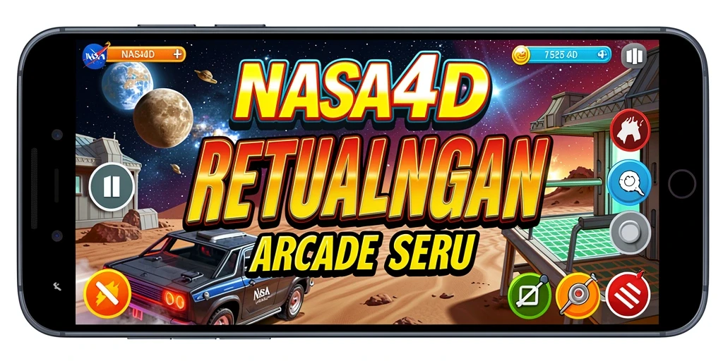 Tampilan gameplay seru di NASA4D yang penuh petualangan.
