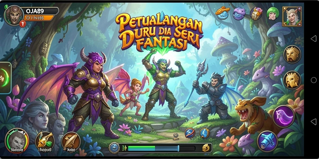 Screenshot gameplay OJA89 menampilkan aksi seru di dunia petualangan.