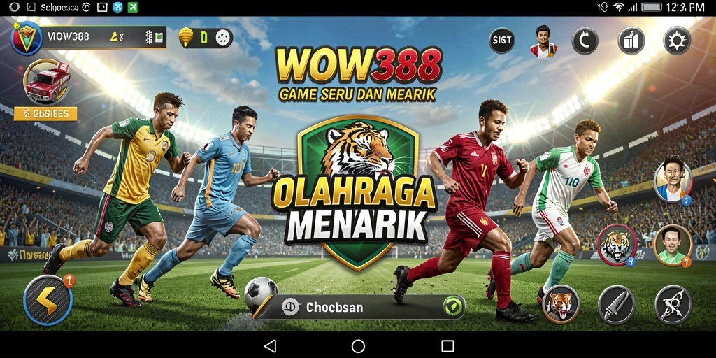 Tampilan gameplay WOW388 yang menarik dan interaktif di dunia olahraga.